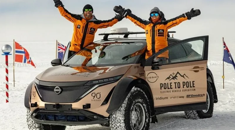 "Electric Drive from North to South Pole"