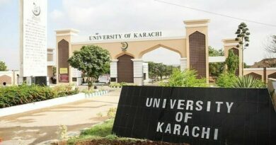 "Karachi University exam postponement."
