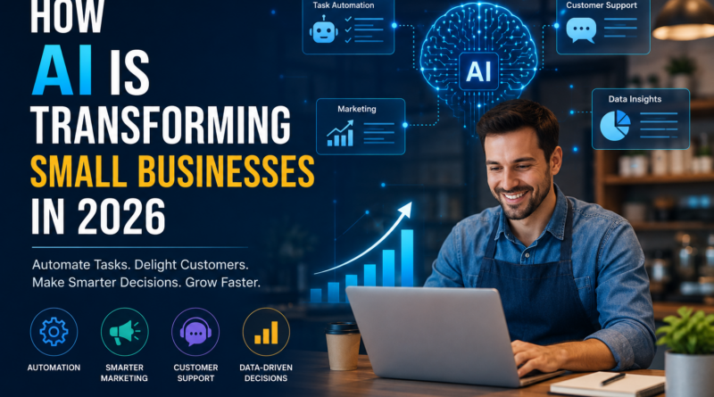 How AI Is Transforming Small Businesses in 2026 | Benefits, Trends & Future How AI Is Transforming Small Businesses in 2026 | Benefits, Trends & Future