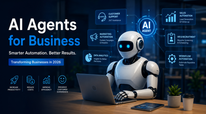 How AI Agents Are Changing Businesses in 2026: Benefits, Use Cases & Future